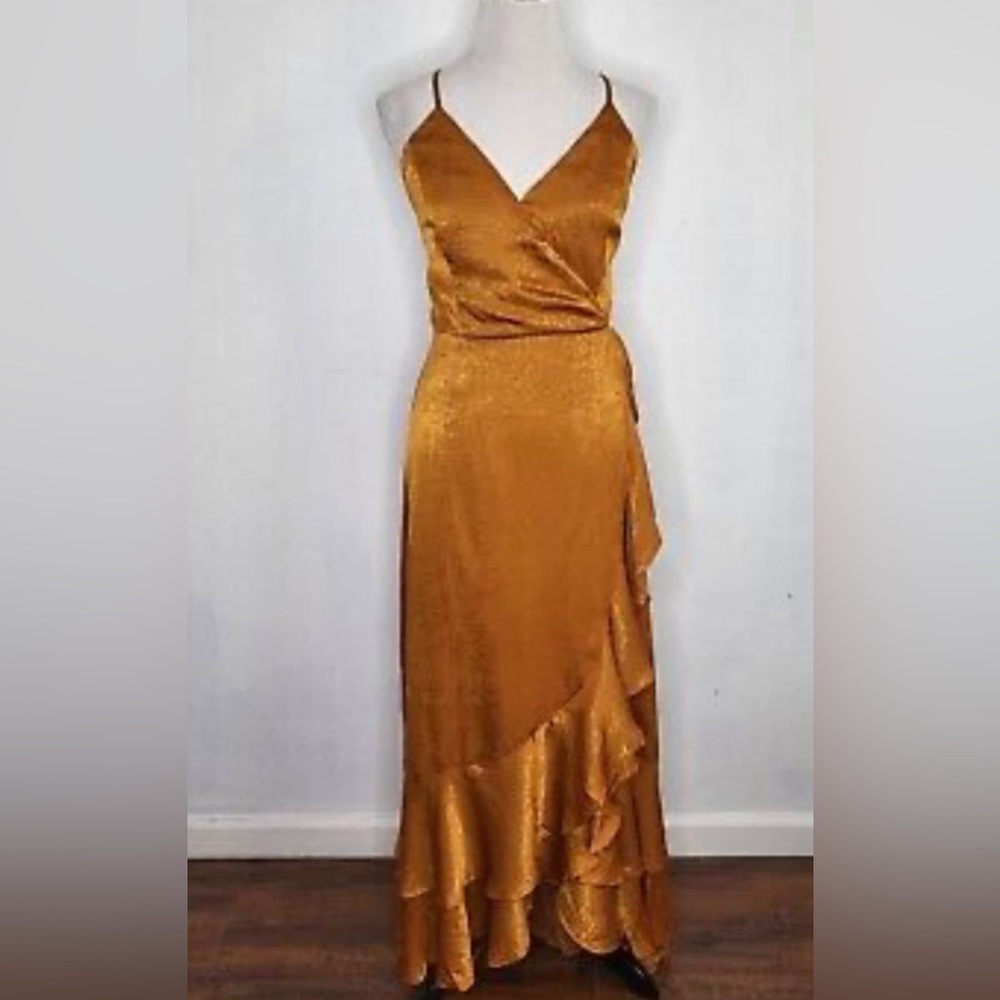 Lulu's Asymmetrical Wrap Dress